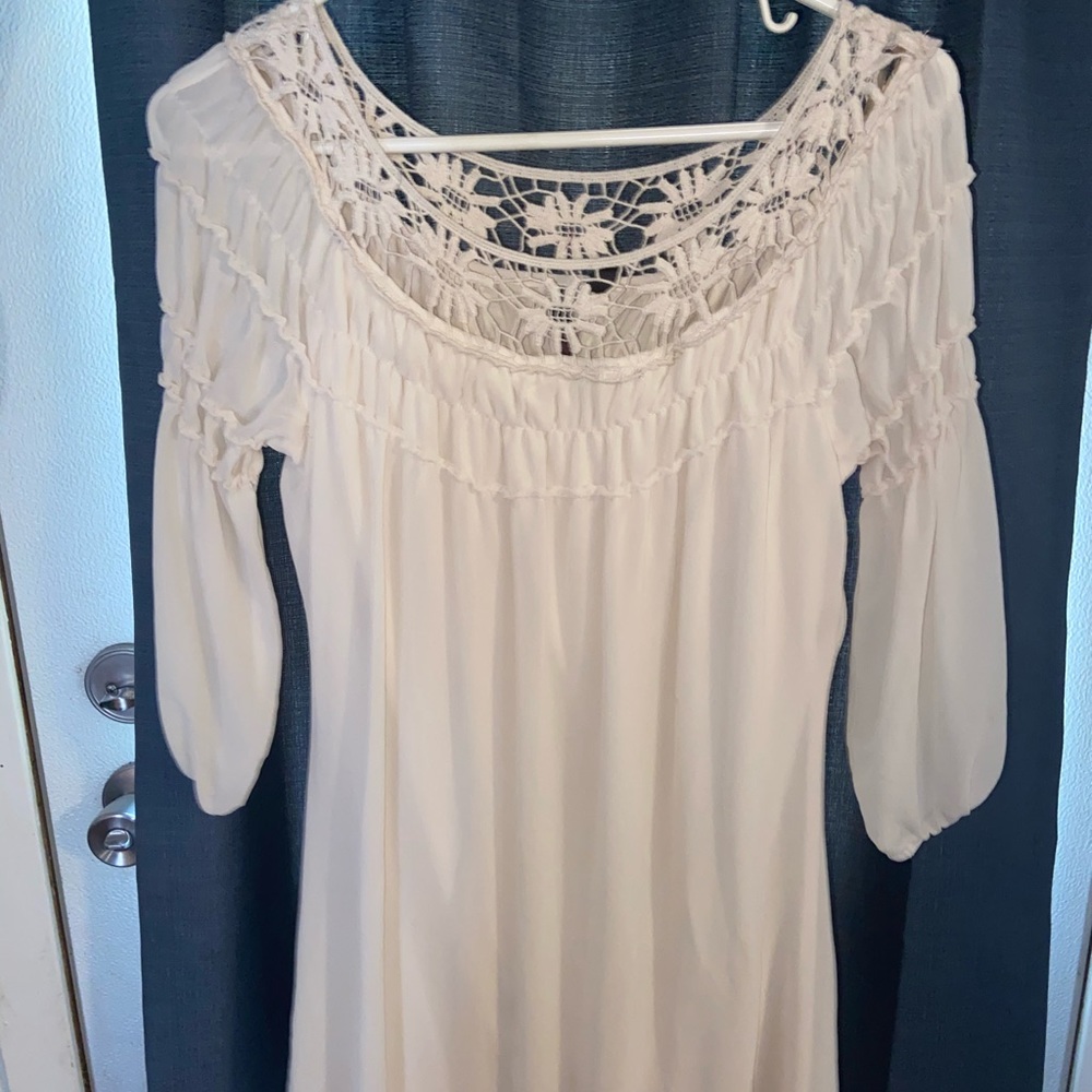 Cream Dress